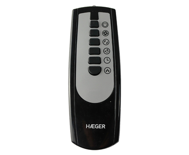 VENTILADOR DE PIE DIGITAL CON HUMIFICADOR BLACK MIST II NEGRO HAEGER