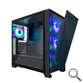 CAJA GAMING TORRE ATX GE2000 DUALVIEW ARGB NEGRO COOLBOX