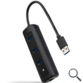 HUB 4 PUERTOS USB 3.0 A 3xUSB-A + RJ45 15 CM NANOCABLE