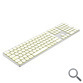 TECLADO WIRELESS MOONLIGHT B431 BLANCO COOLBOX