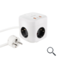 BASE DE 3 ENCHUFES x3USB (2 USB A + USB-C) + INTERRUPTOR BLANCO NANOCABLE