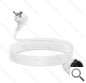 CABLE ALARGADOR ALEMAN 3G 5 M BLANCO AIGOSTAR